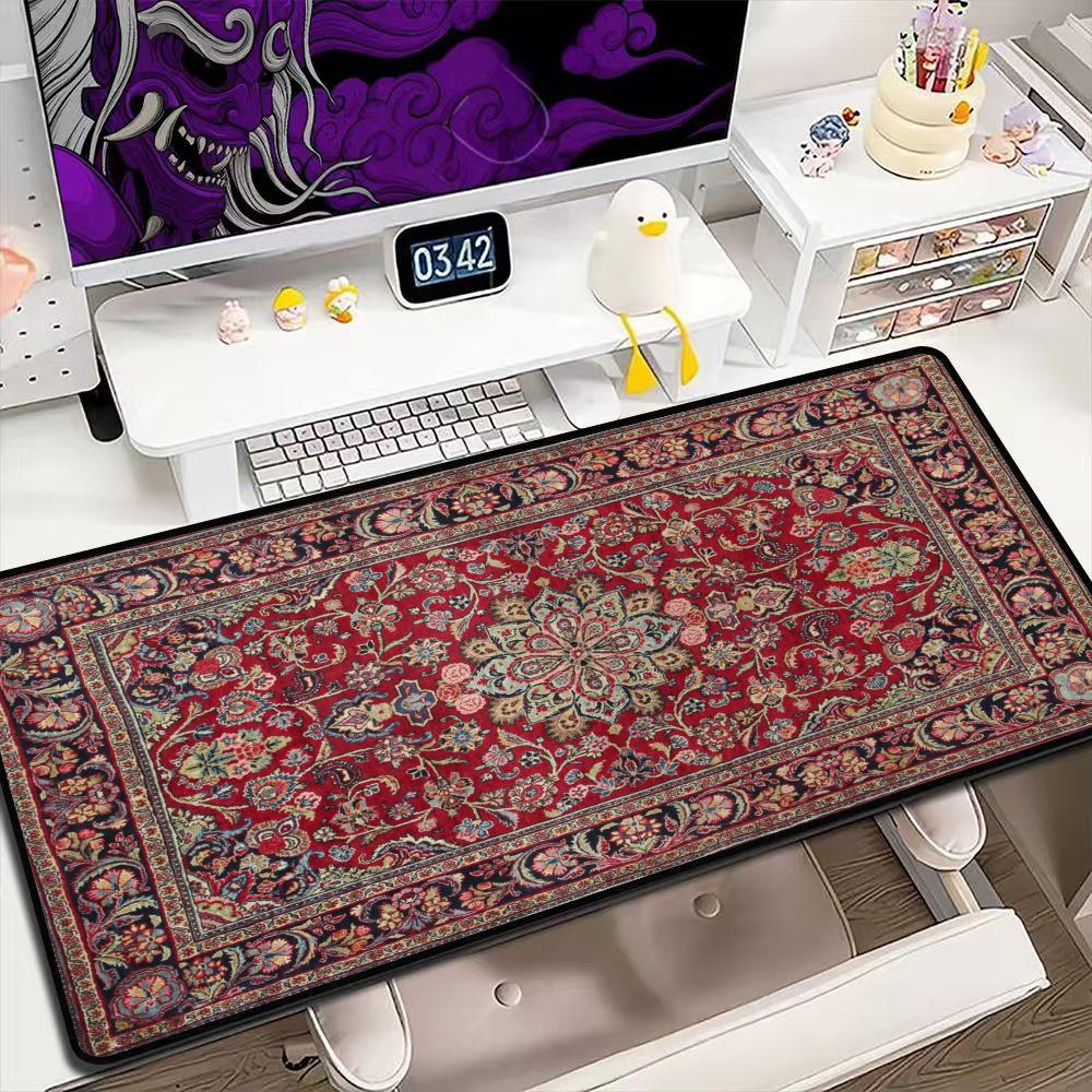 Retro Gaming Desk - Большой коврик для мыши с винтажным