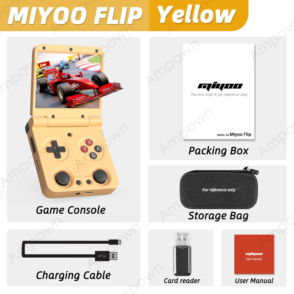 Retro Gaming Os - Портативная игровая консоль MIYOO FLIP V2
