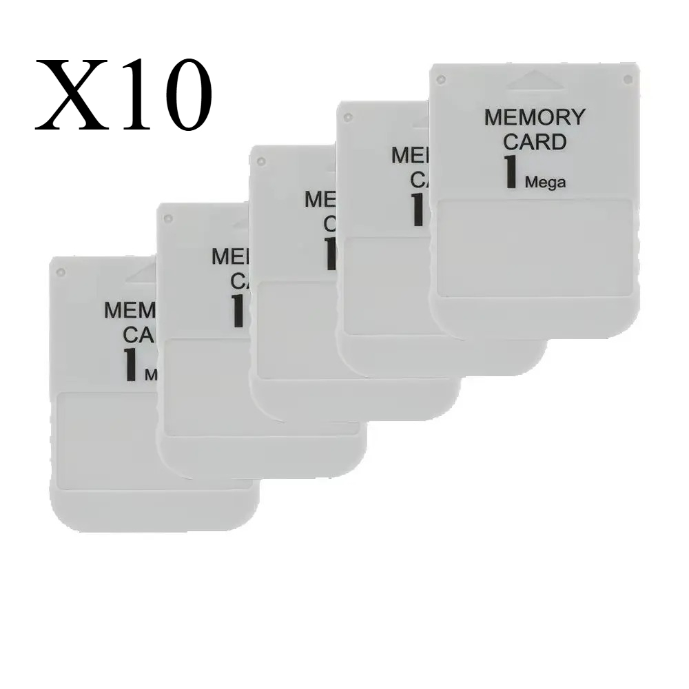 Memory Card Ps1 - 10 карт памяти ДЛЯ PS1 PS1