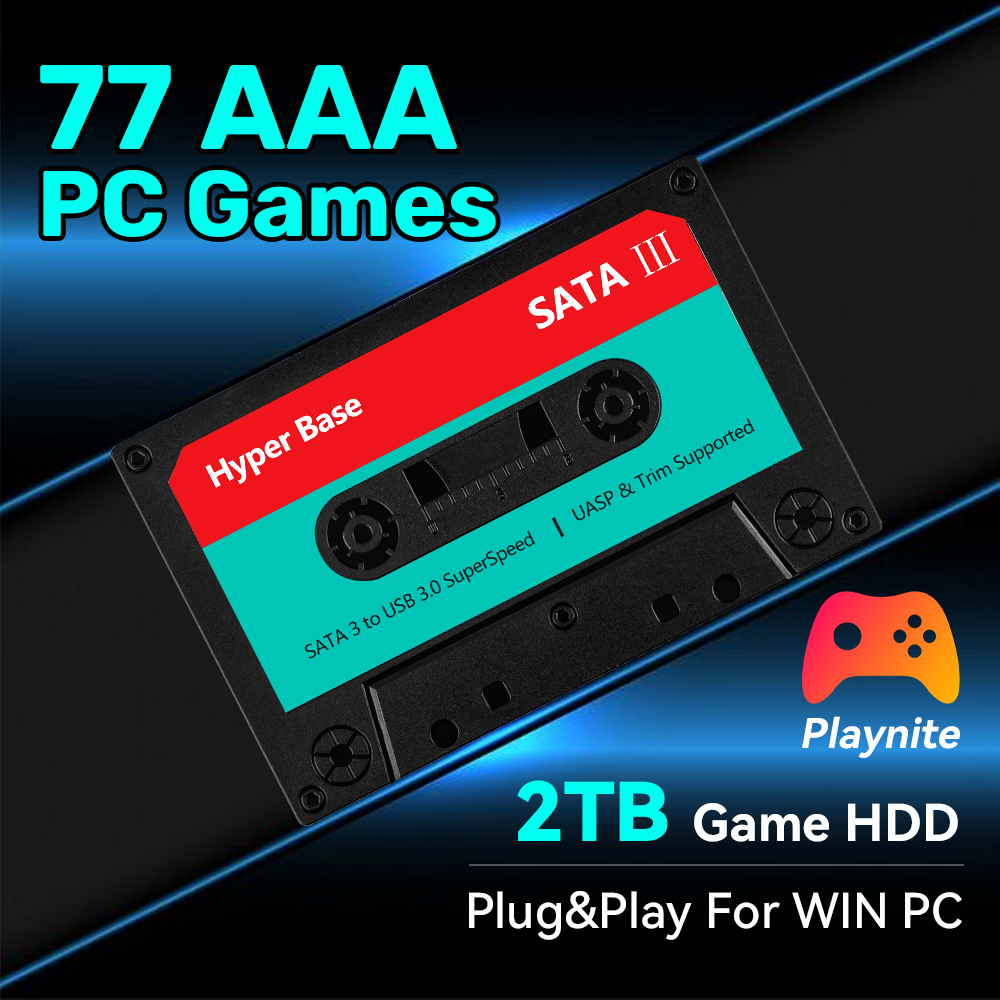 Retro Gaming Emulator Console - Внешний жесткий диск 2 ТБ для