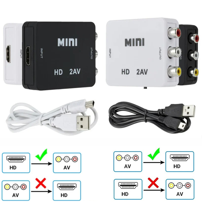 Composite Rca Cable - HDMI-совместимый адаптер для AV RCA, адаптер