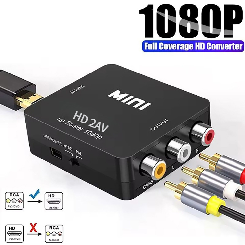 HDMI-совместимый AV RCA адапте – обзор и цена Composite Rca Cable
