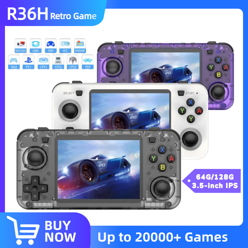 R36H Ретро портативная игровая – обзор и цена Retro Gaming Handheld Console