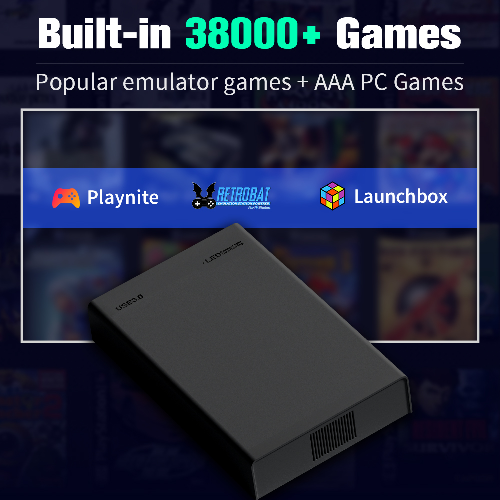 Игровой жесткий диск на 500 ГБ – обзор и цена Retro Gaming Emulator Console