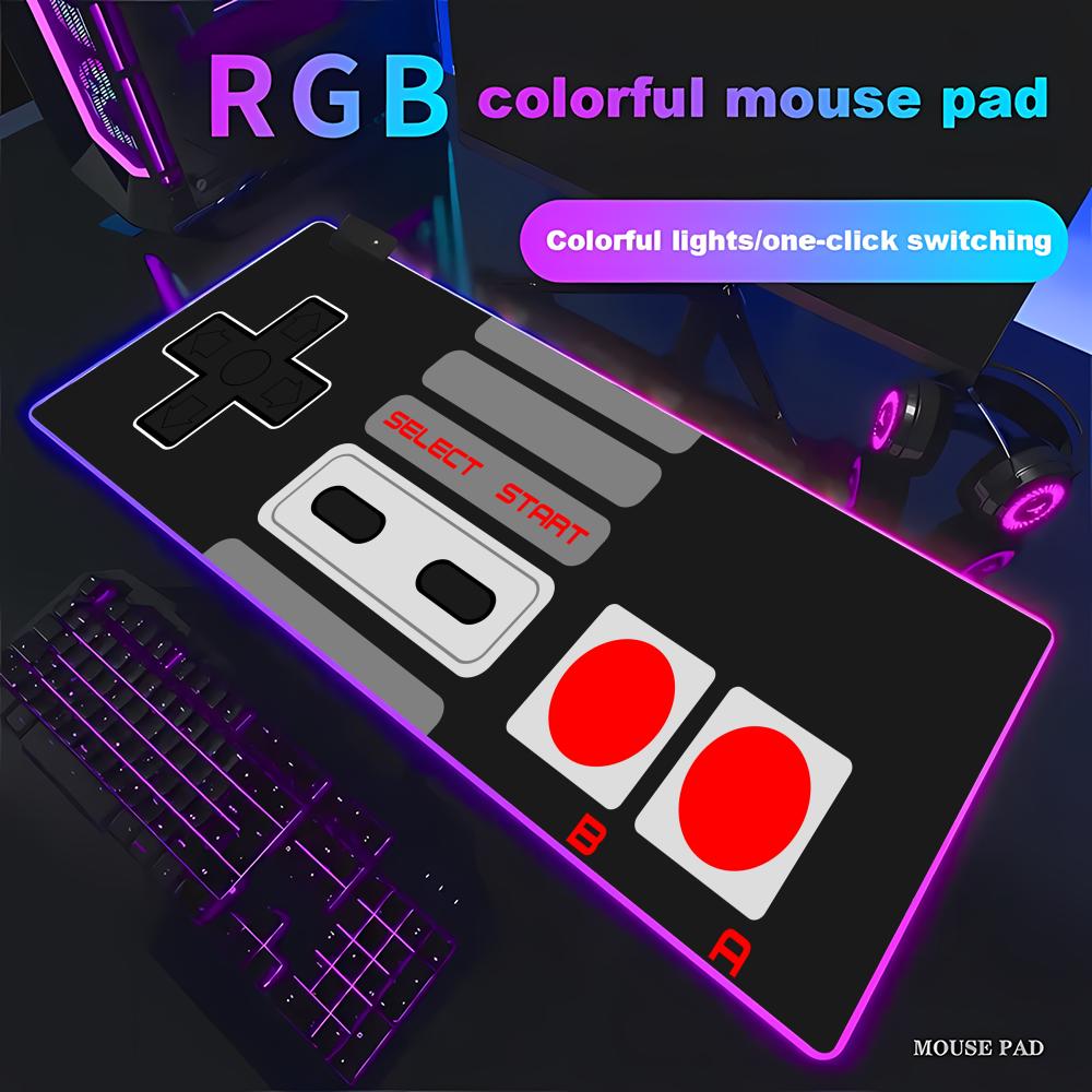 Большой коврик для мыши RGB Re – обзор и цена Retro Gaming Desk