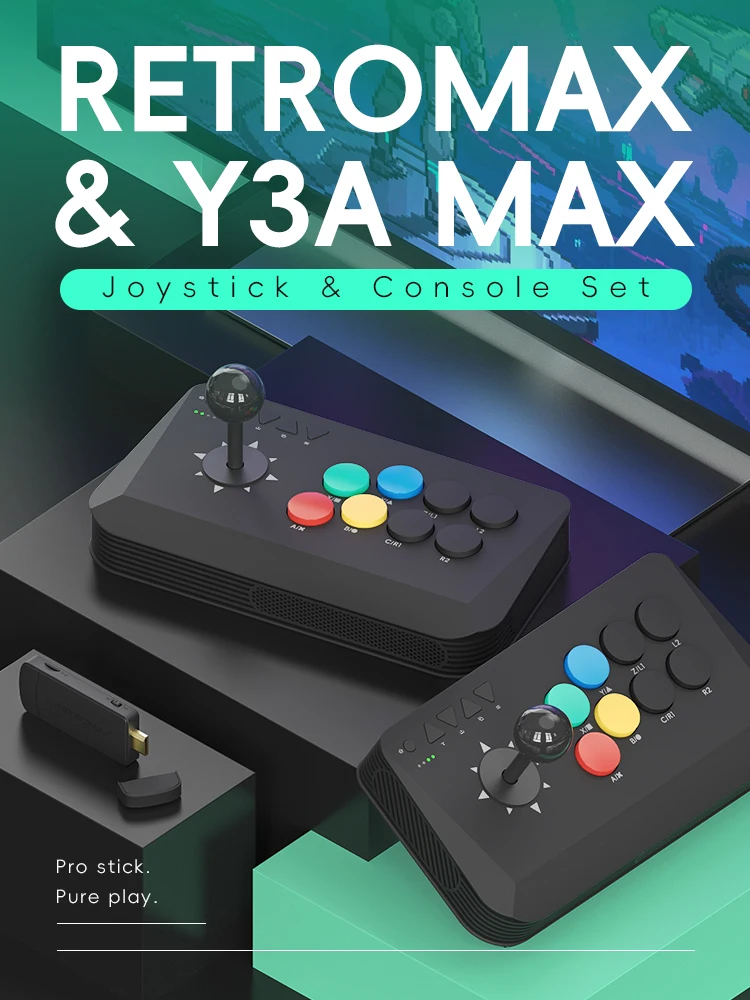 Беспроводной Y3A Max Arcade St – обзор и цена Retro Gaming Download