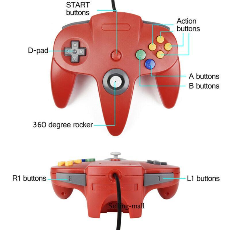 Контроллер N64, классический U – обзор и цена Retro Gaming Os